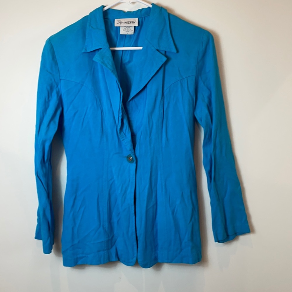 Royal Blue Short Blazer